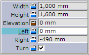 Input box with the component's value